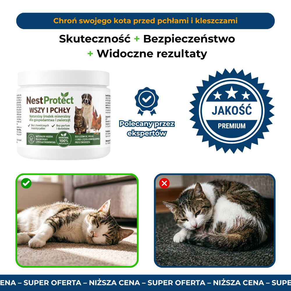🐱 Nest Protect | Przeciw Pchłom i Kleszczom